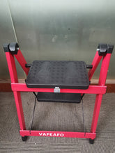 Load image into Gallery viewer, VAFEAFO Step ladders made of metal, foldable step stool with armrest, portable
