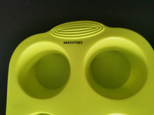 Load image into Gallery viewer, nextcrispy Silicone cupcake baking liners, non stick deep paper cup baking tray, silicone mold