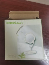 Load image into Gallery viewer, RetroGazes Mirrors, flexible gooseneck bamboo makeup mirror, desktop mirror