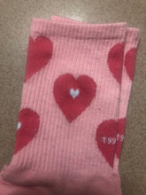 Load image into Gallery viewer, Nzzraae socks, women's casual heart-shaped printed round neck socks
