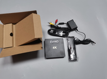 Load image into Gallery viewer, EVPAD Set-top boxes,TV streaming device, USB 2.0, HDMI cable, and remote control