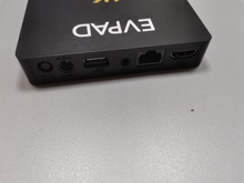Load image into Gallery viewer, EVPAD Set-top boxes,TV streaming device, USB 2.0, HDMI cable, and remote control