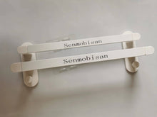 Load image into Gallery viewer, Senmobisan White towel rack, bathroom, no punching towel hanging pole, bathroom storage double pole