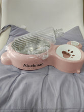 Load image into Gallery viewer, Aluckmao Non-mechanized animal feeders,Pet feeder and water dispenser set