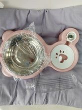 Load image into Gallery viewer, Aluckmao Non-mechanized animal feeders,Pet feeder and water dispenser set