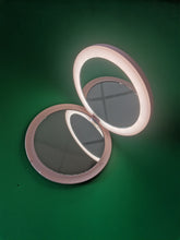Load image into Gallery viewer, STEELUS Makeup mirrors, illuminated portable mirror Makeup mirror folding