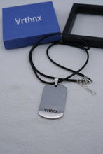 Load image into Gallery viewer, Vrthnx Necklaces, men's hang tag necklace pendant stainless steel chain