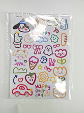 Load image into Gallery viewer, Imartful Stickers, Cute Anime Girl Stickers, Fashion Stickers