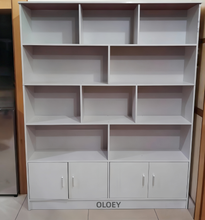 Load image into Gallery viewer, OLOEY Office furniture,Minimally designed multi grid storage cabinet with doors underneath