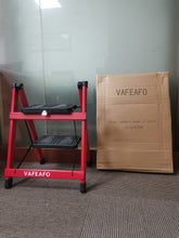Load image into Gallery viewer, VAFEAFO Step ladders made of metal, foldable step stool with armrest, portable