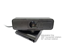 Load image into Gallery viewer, DREHELPER 1080P Web Camera, HD Webcam with Microphone and Privacy Cover,Software Control, USB Computer Camera, Auto Fucusing, Plug and Play, for Zoom/Skype/Teams/live streaming, Conferencing and Video Calling DR-H107