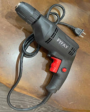 Load image into Gallery viewer, FYFAY electric drill, 12.6V electric drill bit 30Nm 18+1 clutch, 3/8 inch keyless chuck, variable speed and built-in LED electric drill driver, for drilling walls, bricks, wood, metal