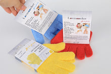 Load image into Gallery viewer, Lovmoonker 3 Pairs Exfoliating Gloves Exfoliator Shower Glove Body Scrubber Bath Gloves for Shower, Spa, Massage, Body Scrub