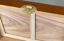 Load image into Gallery viewer, Wooden Storage Box -Sturdy Wood Box for office or home - Chic Memory Keepsake Box - Versatile Decorative Box - Gift Ready Stash Boxes