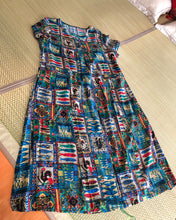 Load image into Gallery viewer, lodsysr Women's Print Short Sleeve Unique Casual Flared Midi Dress