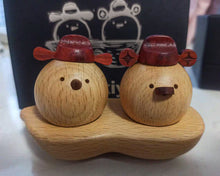 Load image into Gallery viewer, uopikiyh Wood Figurine  Ornament Decoration MiniatureArt Carve Small Animal