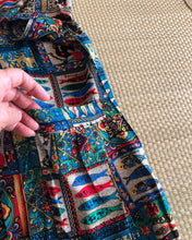 Load image into Gallery viewer, lodsysr Women's Print Short Sleeve Unique Casual Flared Midi Dress