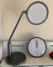 Load image into Gallery viewer, trllon desk lamp,12W LED Desk Lamp, Dimmable and Adjustable Table, Touch-Sensitive Control Panel, with 5 Lighting Modes 7 Brightness Levels, Black