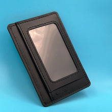 Load image into Gallery viewer, KEEPXYZ Mens Slim Wallet Leather Credit Card Holder with RFID Blocking Minimalist Thin Front Pocket for Work Travel