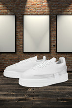 Load image into Gallery viewer, NORVINCY Womens Platform Sneakers Wedges High Top Lace Up Shoes Increase Fashion Sneakers