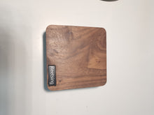 Load image into Gallery viewer, Reetsing coaster,Coasters for Wooden Table, Farmhouse Coaster,  Square Walnut Wood Coaster(4 Inch), Fit Ceramic Cup and Glass Cup or Any Size of Drink Glasses, Housewarming Gifts