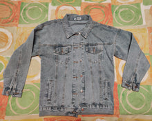 Load image into Gallery viewer, ABNF top, long-sleeved denim jacket, men's classic unlined denim jacket