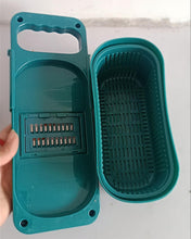 Load image into Gallery viewer, YOBAN vegetable slicer, 12 in 1, heavy-duty mandolin slicer potato onion chopper food chopper vegetable chopper with vegetable peeler, hand guard and container