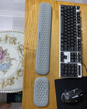 Load image into Gallery viewer, WAJIXUBA Keyboard mouse wrist pad, Keyboard and Mouse Wrist Rest Pad Set Padded Memory Foam Hand Rest Support for Office, Computer, Laptop, Mac Typing and Wrist Pain Relief and Repair