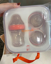 Load image into Gallery viewer, Bebesson baby bottle nipple, baby bottle with 2 nipple replacements, 8 oz anti-colic bottle with silicone nipple baby and toddler breastfeeding bottle