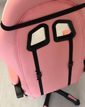 Load image into Gallery viewer, SERWALL recliner, ergonomic gaming chair, recliner with headrest and lumbar support, height-adjustable recliner racing gaming chair, computer gaming chair with recycled PU leather