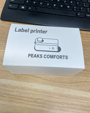 Load image into Gallery viewer, PEAKS COMFORTS Label Maker,Small Label Printer Handheld Portable Bluetooth Label Maker Machine