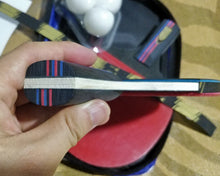 Load image into Gallery viewer, HIRALIY table tennis racket, professional racket-table tennis racket with suitcase-ITTF approved rubber for competition-best table tennis racket