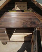 Load image into Gallery viewer, JrbenPETSGO dog house, clumsy small dog house with door, wooden indoor and outdoor pet house, waterproof pet house, with detachable roof, shelter for small pets, dogs, cats