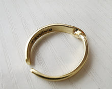 Load image into Gallery viewer, Tswiva gold plated ring, women's ring knuckle ring golden bohemian ring