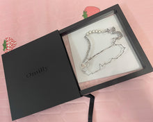 Load image into Gallery viewer, Omilly Jewelry,Sterling Silver Pearl Choker Necklaces Dainty Seashell Pearl Necklace for Women