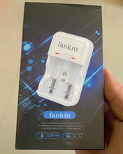 Load image into Gallery viewer, fankitt battery charger, Rechargeable Batteries, Auto-Safety Feature, Over-Charge Protection