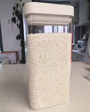 Load image into Gallery viewer, FANPUDA container-sealed food storage-used for bulk food, etc., transparent, square-bulk food