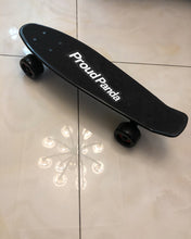 Load image into Gallery viewer, Proud Panda skateboard, a complete high-flexible plastic cruiser board mini 22-inch skateboard, suitable for beginners or professionals, with high resilience PU wheels