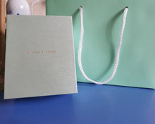 Load image into Gallery viewer, Crown rose Earring, Women's Classics Women's Polished Gold Tone Hoop Earrings