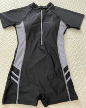 Load image into Gallery viewer, FLAXMAKER swimsuit,Short sleeve zipper bikini surf one-piece swimsuit