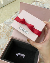 Load image into Gallery viewer, TiMi.RH earrings, ladies butterfly earrings, S925 silver butterfly rhinestone earrings-VE4 silver