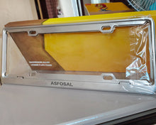 Load image into Gallery viewer, ASFOSAL License Plate Frame - Metal Stainless Steel Front Rear Car Tag Cover Frames
