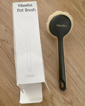 Load image into Gallery viewer, Viboelos household cleaning brush,Dish Brush with Handle, 2 Pack Kitchen Scrub Brushes for Cleaning, Dish Scrubber with Stiff Bristles for Pots, Pans, Sink