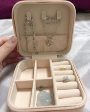 Load image into Gallery viewer, Aiigistar Jewelry Box,Jewelry Box Organizer for Women Teen Girls, PU Leather Jewelry Display Storage Case, Velvet Lining, Christmas Gift Choice