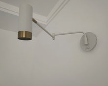 Load image into Gallery viewer, OOTSUN reading lamp, wall lamp wall lamp-Folding wall lamp, wireless LED wall lamp, with ON/OFF switch, suitable for bedside window sill sofa reading lamp book lamp night light