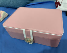 Load image into Gallery viewer, POCOLI jewelry box, double-layer jewelry travel box, women's travel jewelry box, women's favorite gift