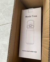 Load image into Gallery viewer, Mushi Tree Water Bottle -Leak Proof & No Sweat Gym Bottle with Infuser Strainer -Ideal Gift for Fitness or Sports & Outdoors
