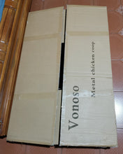 Load image into Gallery viewer, Vonoso metal chicken coop folding cage, easy to install manually