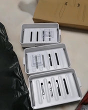 Load image into Gallery viewer, AQOOA soap Dish Holder for Shower, Bathrom 3 Tier with Hooks Adhesive Wall