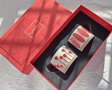 Load image into Gallery viewer, Kpfonyy cups,Ceramic Coffee Mug with Handle Tea Cup Large 13.5 oz Stackable Hand Painted Set of 2